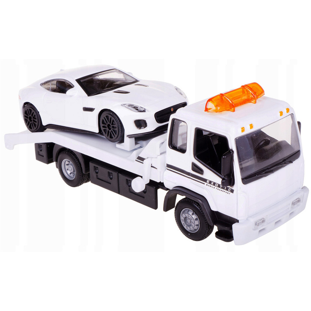 Спецтехніка Bburago Евакуатор з автомоделлю Jaguar F-Type R Dynamic V6 (18-31419) - зображення 1