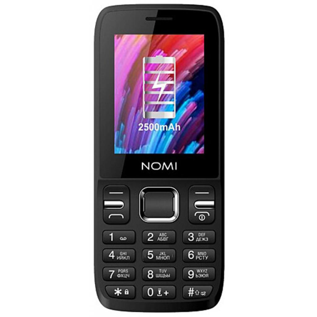 Мобільний телефон Nomi i2430 Black - зображення 1