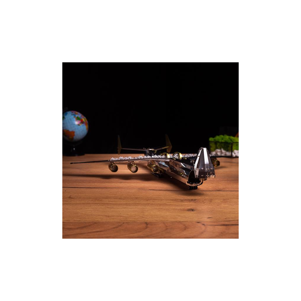 Конструктор Metal Time Колекцiйна модель Ukrainian Dream Exclusive Edition Ан-225 Мрія зібрана двокольорова (MT001EE/READY) - зображення 5