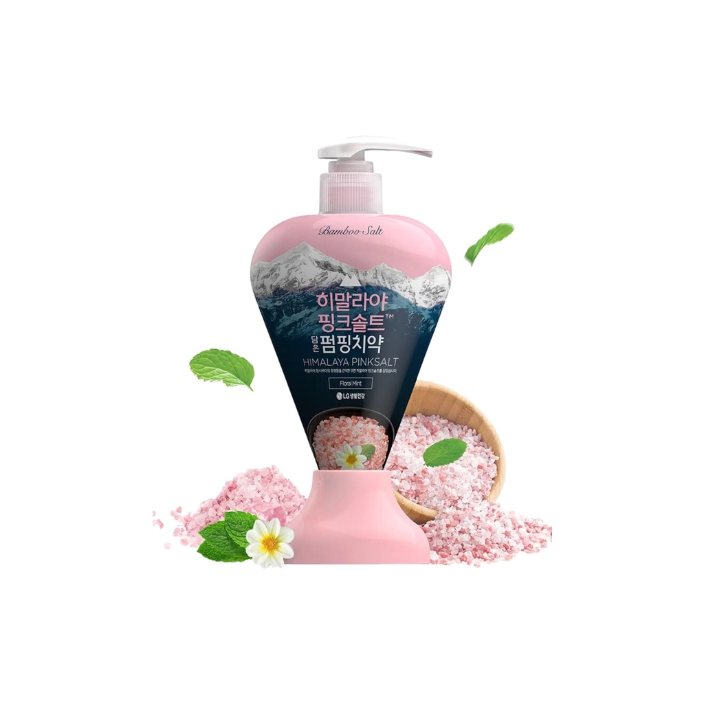 Зубна паста LG Perioe Himalaya Pinksalt Floral Mint Toothpaste З рожевою гімалайською сіллю 285 г (8801051018103) - зображення 2
