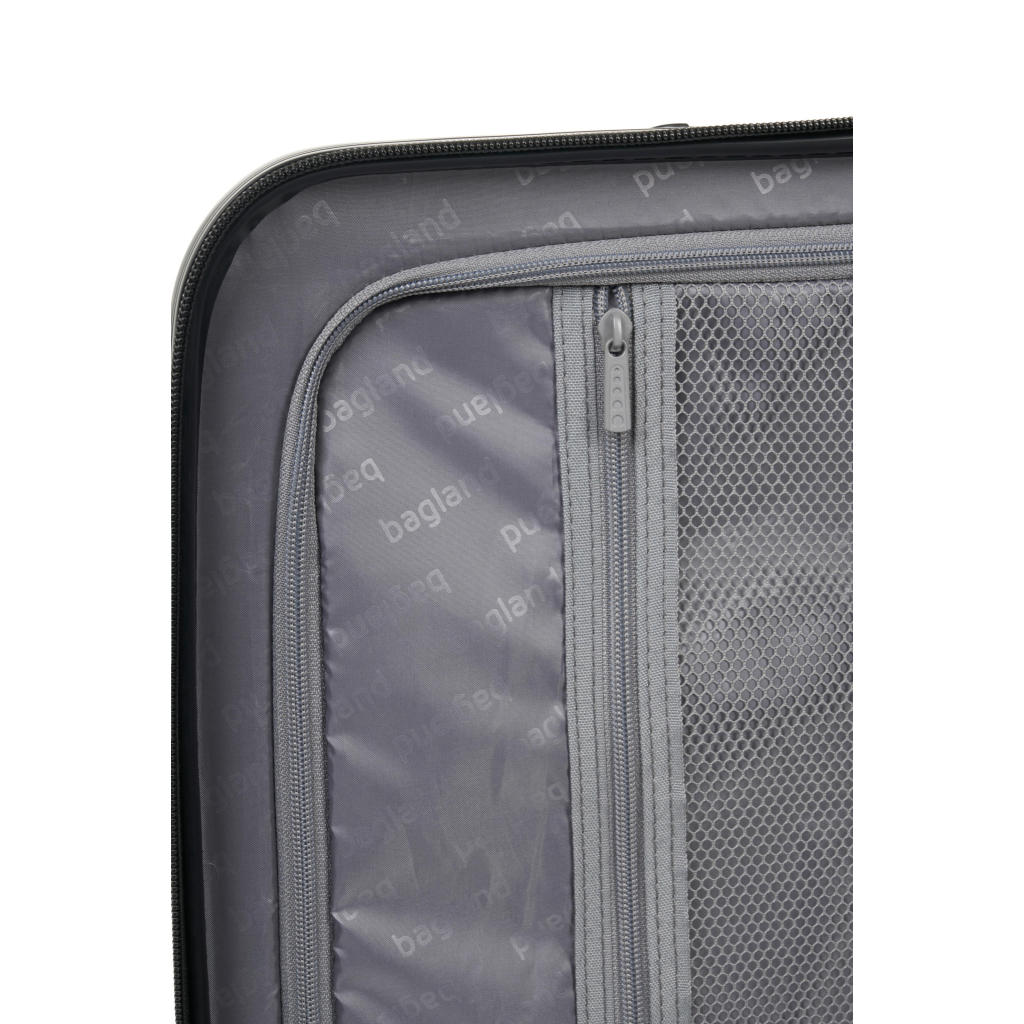 Валіза Bagland маленька 40 л чорна (1140721768) - зображення 11