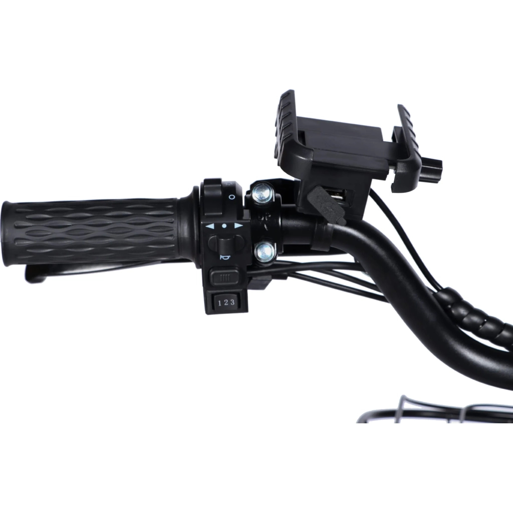 Електровелосипед Space 18" eELDORADO рама-15" 48B 15А*г 500Вт чорно-синій 2025 (ELB-SP-18-005) - зображення 6