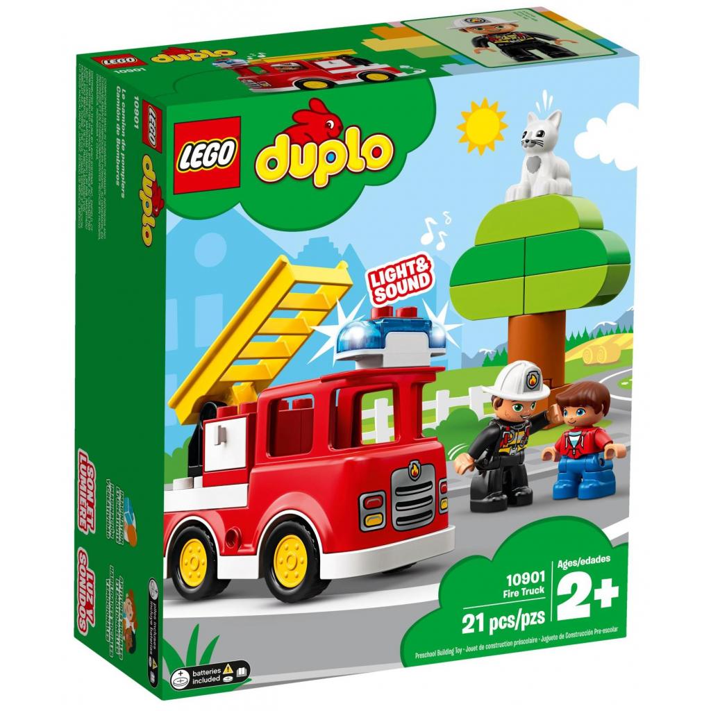 Конструктор LEGO DUPLO Пожежна машина 21 деталь (10901) - зображення 1