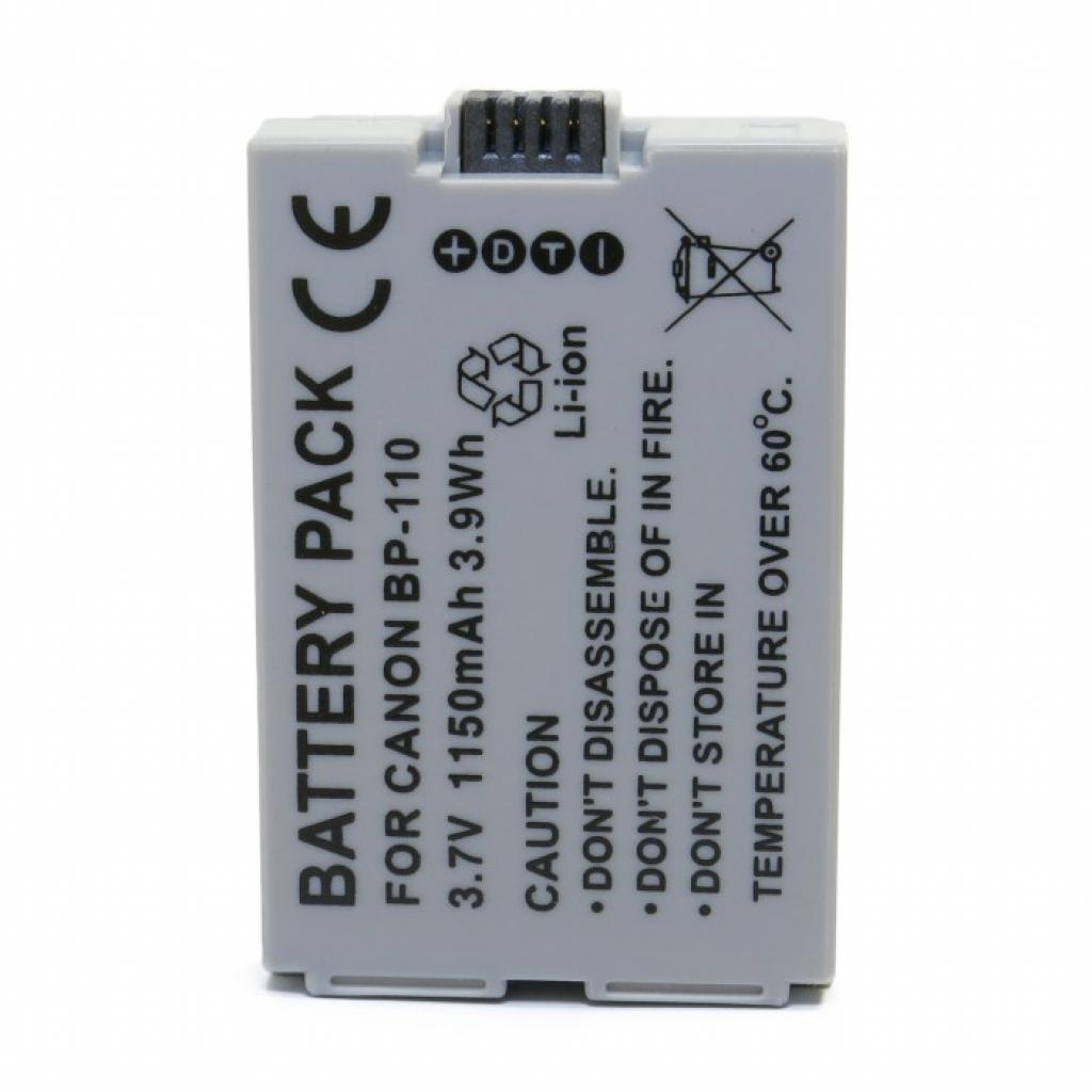 Акумулятор до фото/відео Extradigital Canon BP-110 Chip (BDC1317) - зображення 1