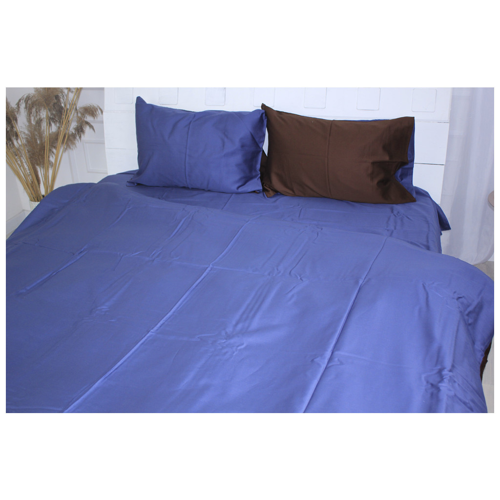 Постільна білизна MirSon King Size Сатин Premium 0211+4052 Azure 220х240 (2200001169623) - изображение 3
