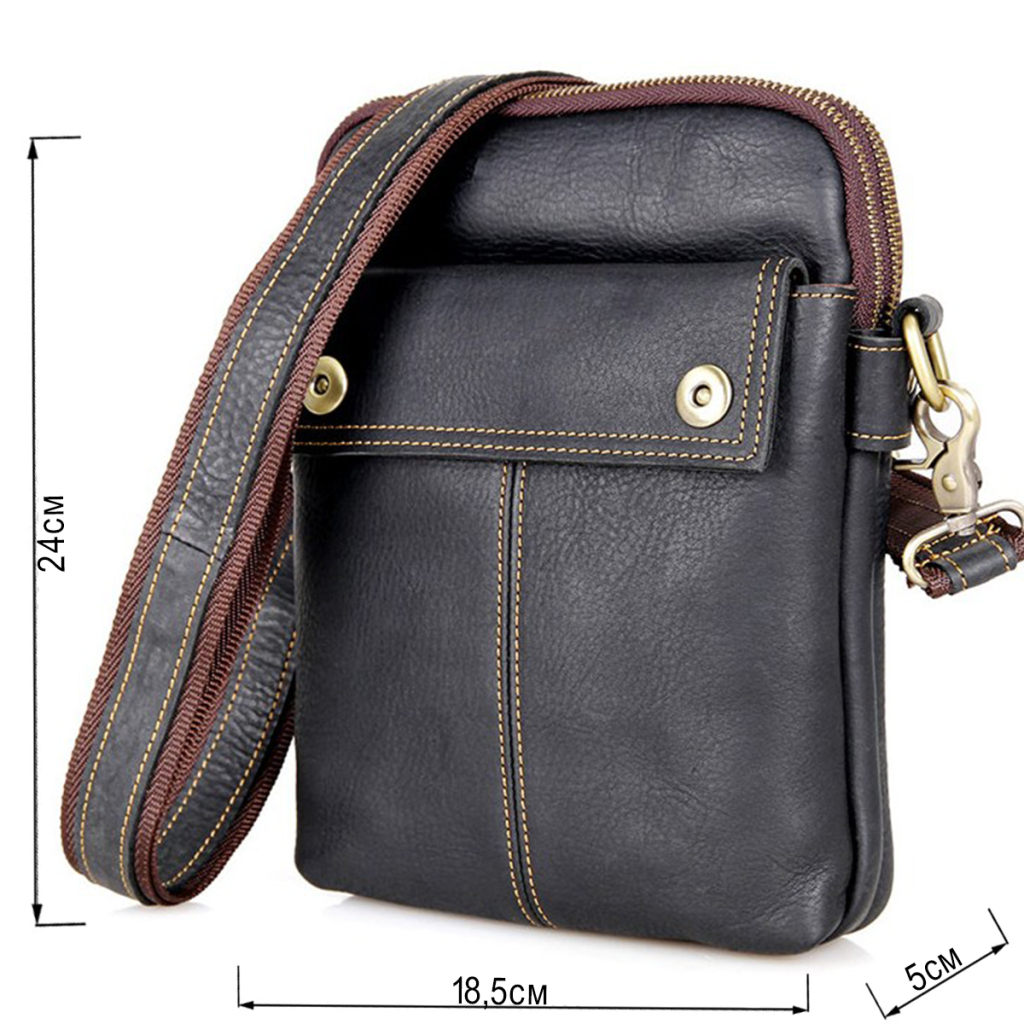 Сумка Vintage Чорна (14408) - зображення 3