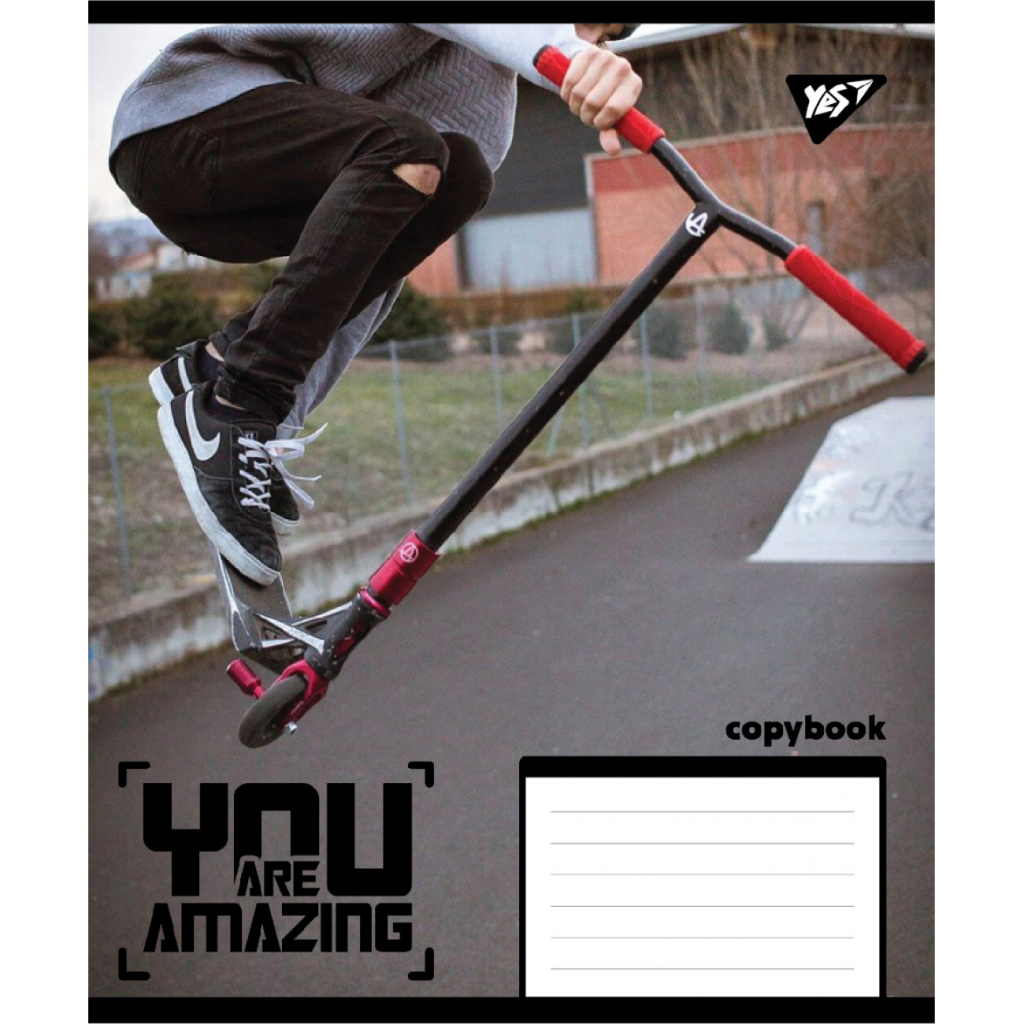 Зошит Yes You are amazing А5 36 аркушів клітинка (767940) - зображення 5