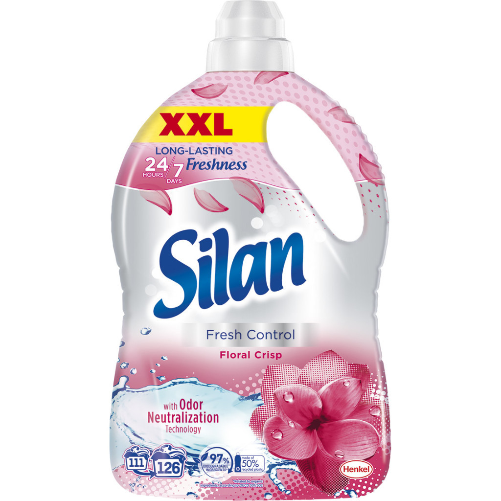 Кондиціонер для білизни Silan Fresh Control Свіжість квітів 2772 мл (9000101582505) - зображення 1