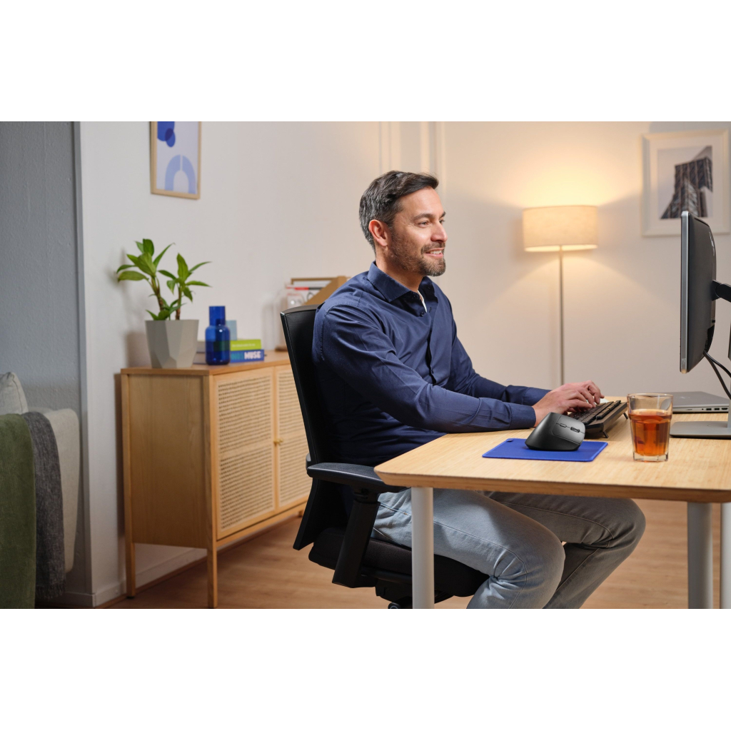 Мишка Trust Bayo+ Ergonomic Wireless/Bluetooth Black (25146) - зображення 11