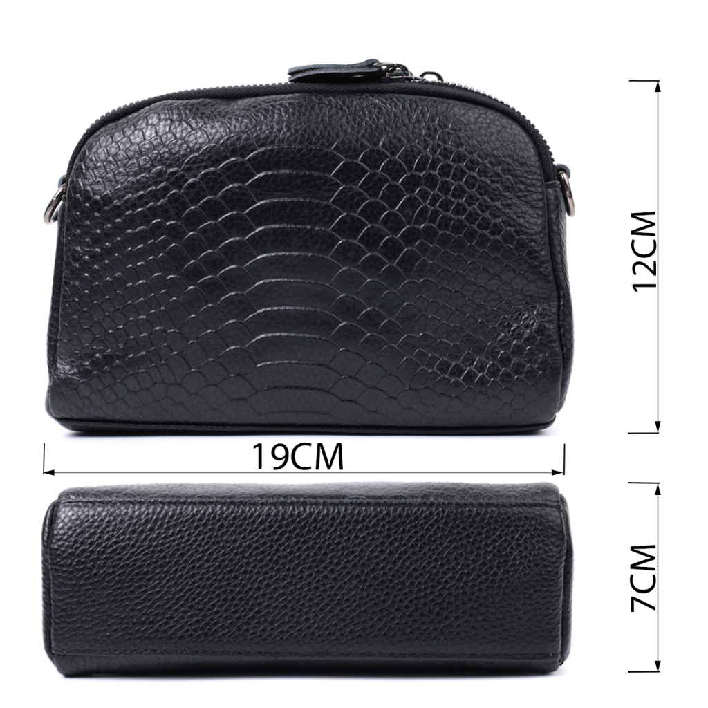 Сумка Vintage З натуральної шкіри Чорна (22799) - зображення 3