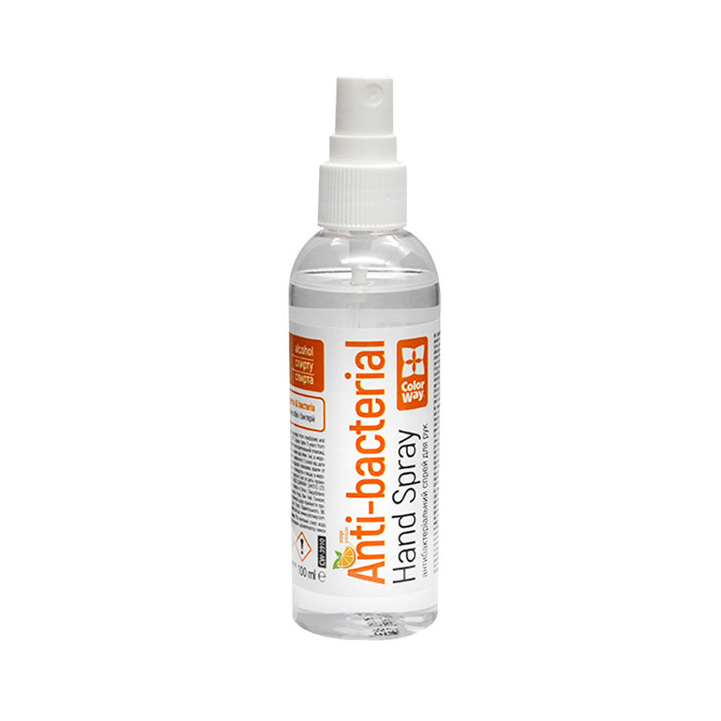 Антисептик для рук ColorWay Спиртовий З ароматом апельсину 100 мл (CW-3912) - изображение 1