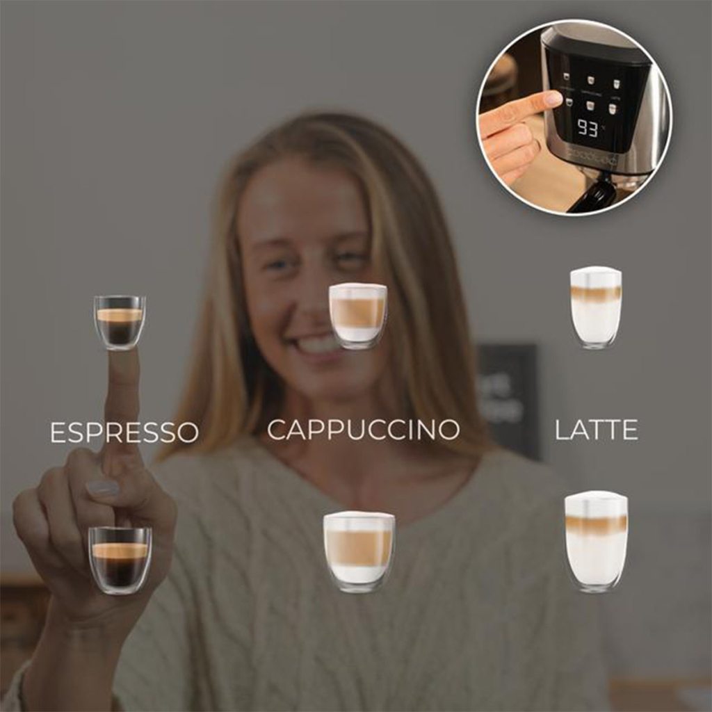 Ріжкова кавоварка еспресо Cecotec Power Espresso 20 Cream (CCTC-00651) - зображення 10