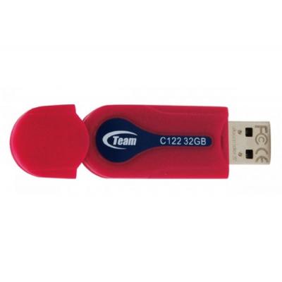 USB флеш накопичувач Team 32GB C122 Red USB 2.0 (TC12232GR01) - зображення 2