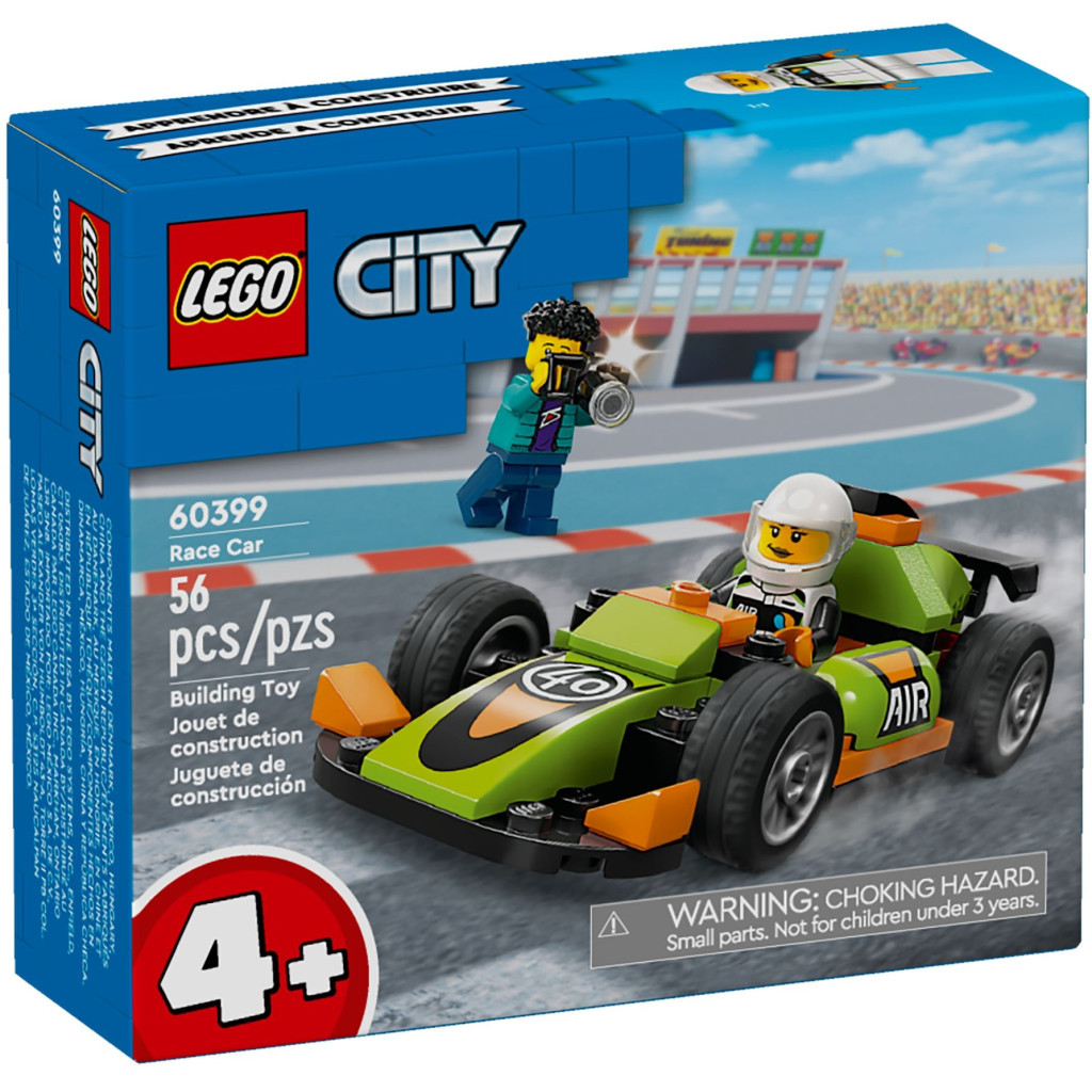 Конструктор LEGO City Зелений автомобіль для перегонів 56 деталей (60399) - зображення 1