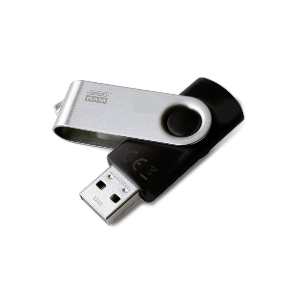USB флеш накопичувач Goodram 16GB Twister Black USB 2.0 (UTS2-0160K0R11) - зображення 2