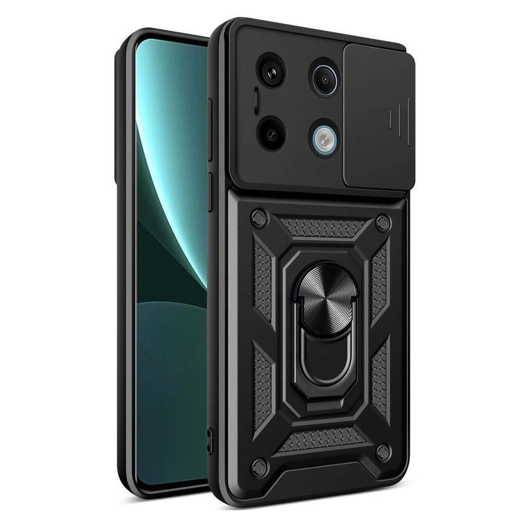 Чохол до мобільного телефона BeCover Military Poco X6 Black (711006) - зображення 6