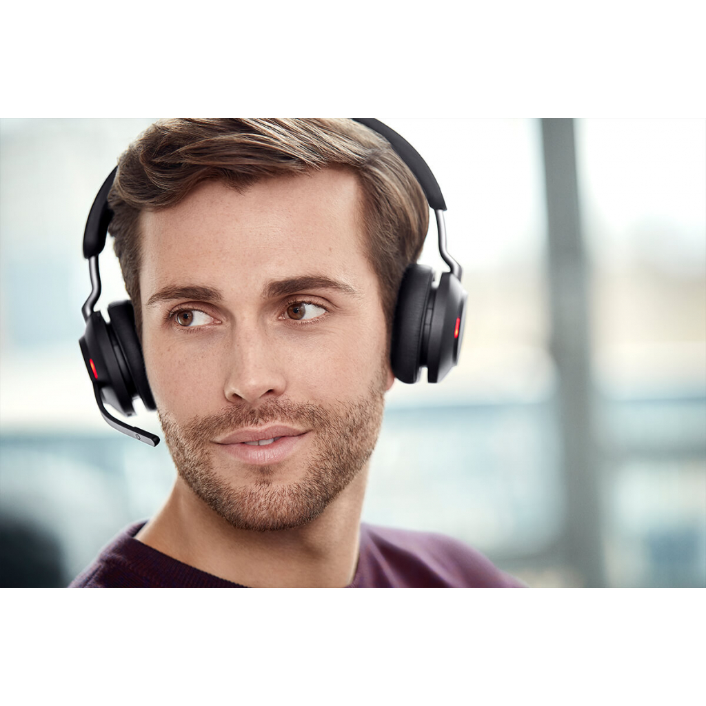 Навушники Jabra Evolve 2 65 UC Stereo Black (26599-989-999) - зображення 4