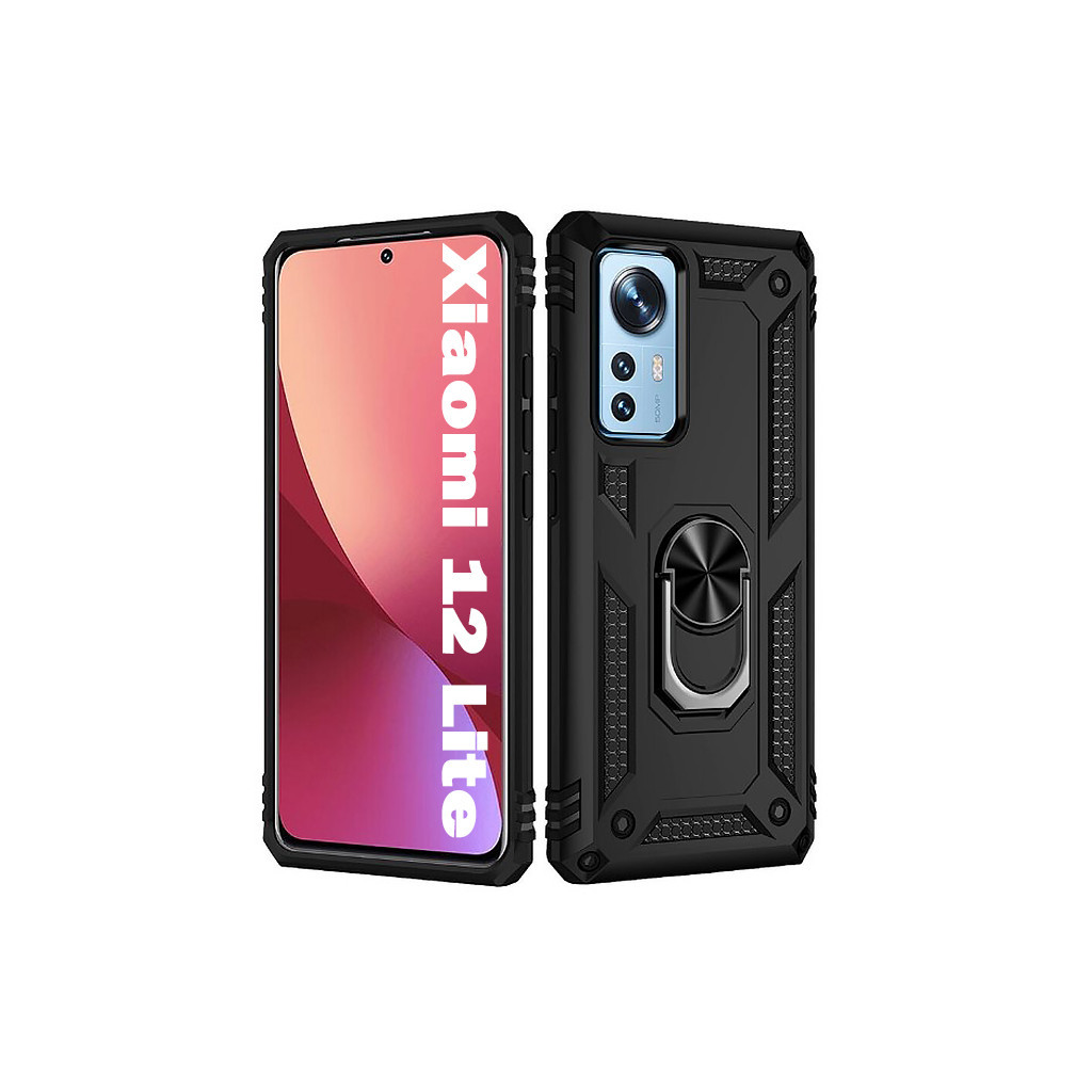 Чохол до мобільного телефона BeCover Military Xiaomi 12 Lite Black (708237) - зображення 1