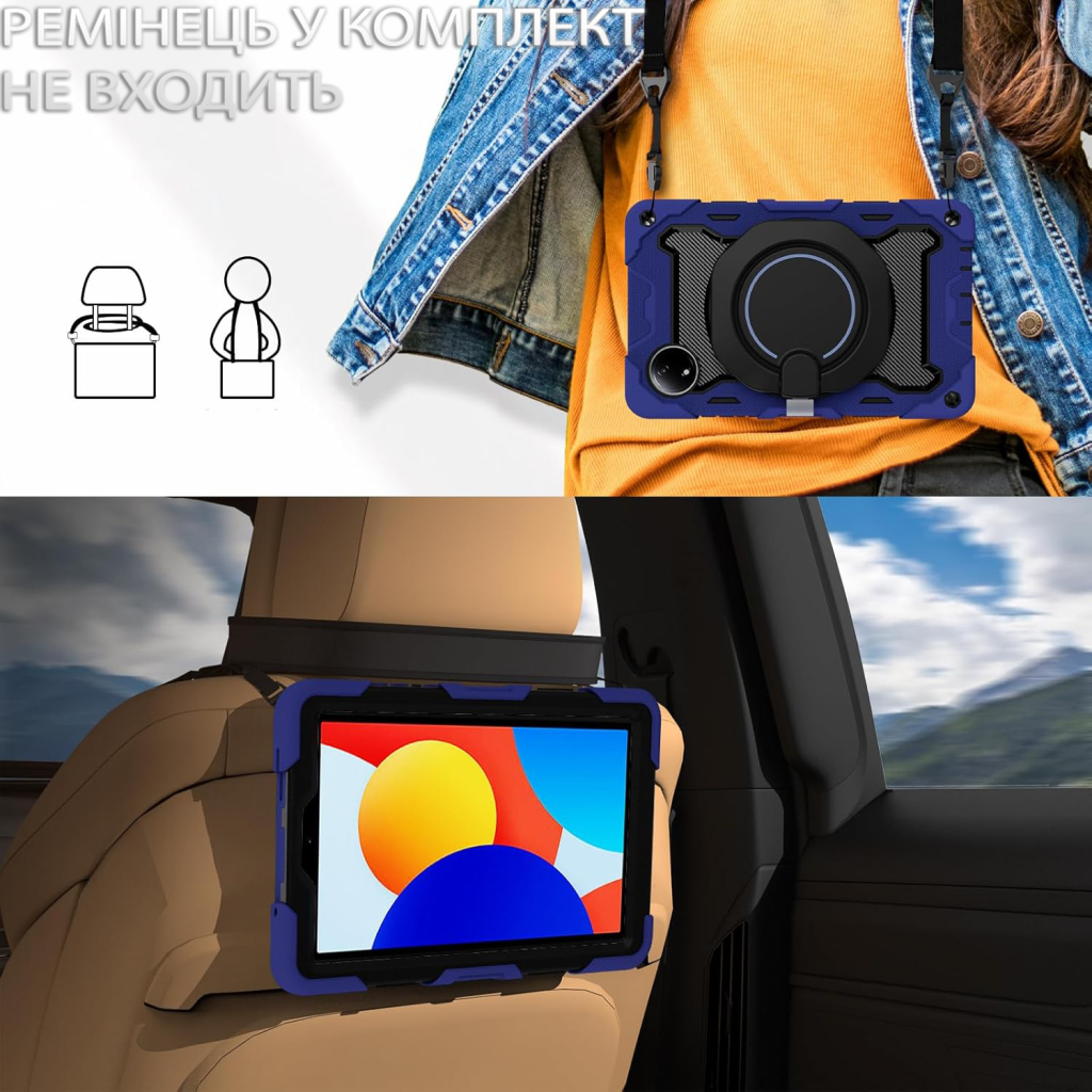 Чохол до планшета BeCover Xiaomi Redmi Pad SE 8.7" Blue (712921) - зображення 6