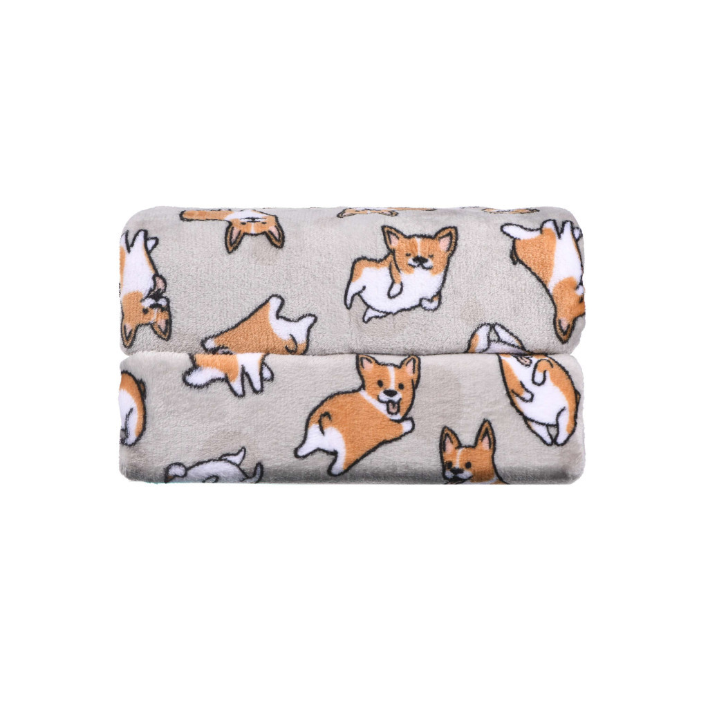 Плед Ardesto Flannel коргі, 160х200 см (ART0109PB) - зображення 12