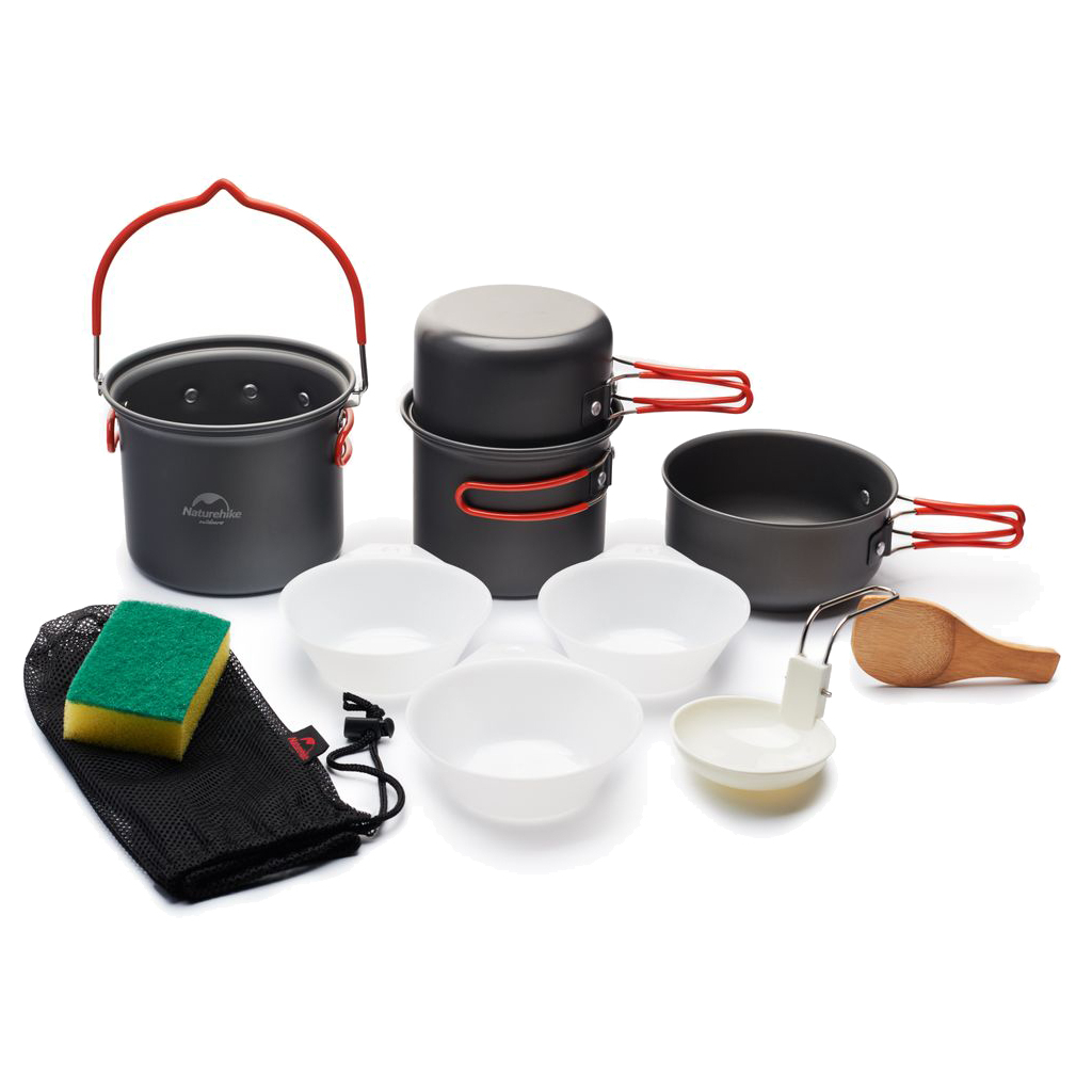 Набір туристичного посуду Naturehike NH18T018-G (6927595730324) - зображення 1
