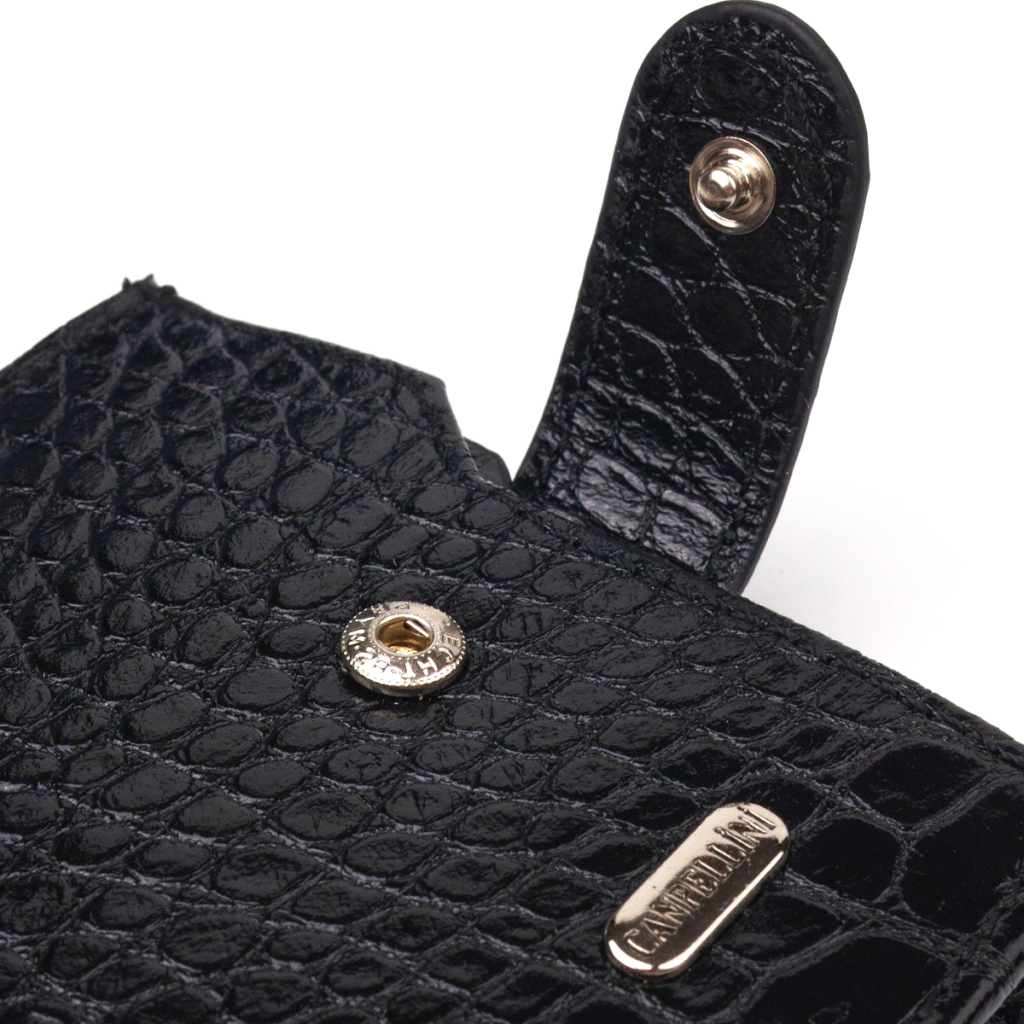 Гаманець Canpellini З натуральної шкіри Чорний (21504) - зображення 5