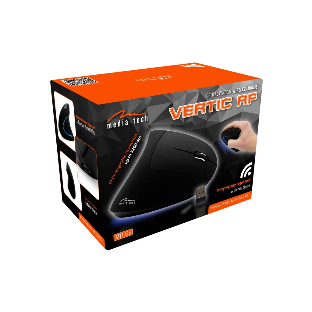 Мишка Media-Tech Vertic Wireless Black (MT1123V2.0) - зображення 9