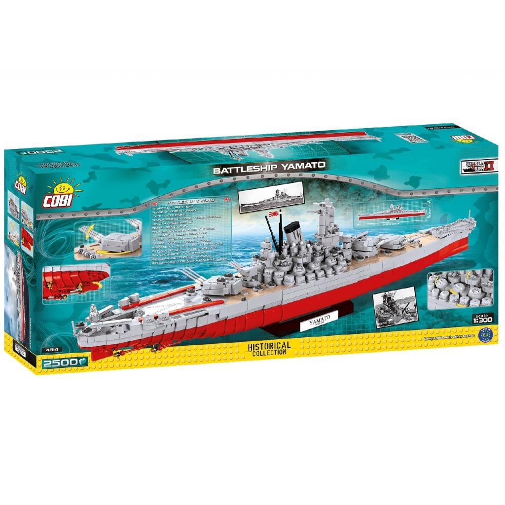 Конструктор Cobi World Of Warships Лінкор Ямато 2500 деталей (COBI-4814) - зображення 6