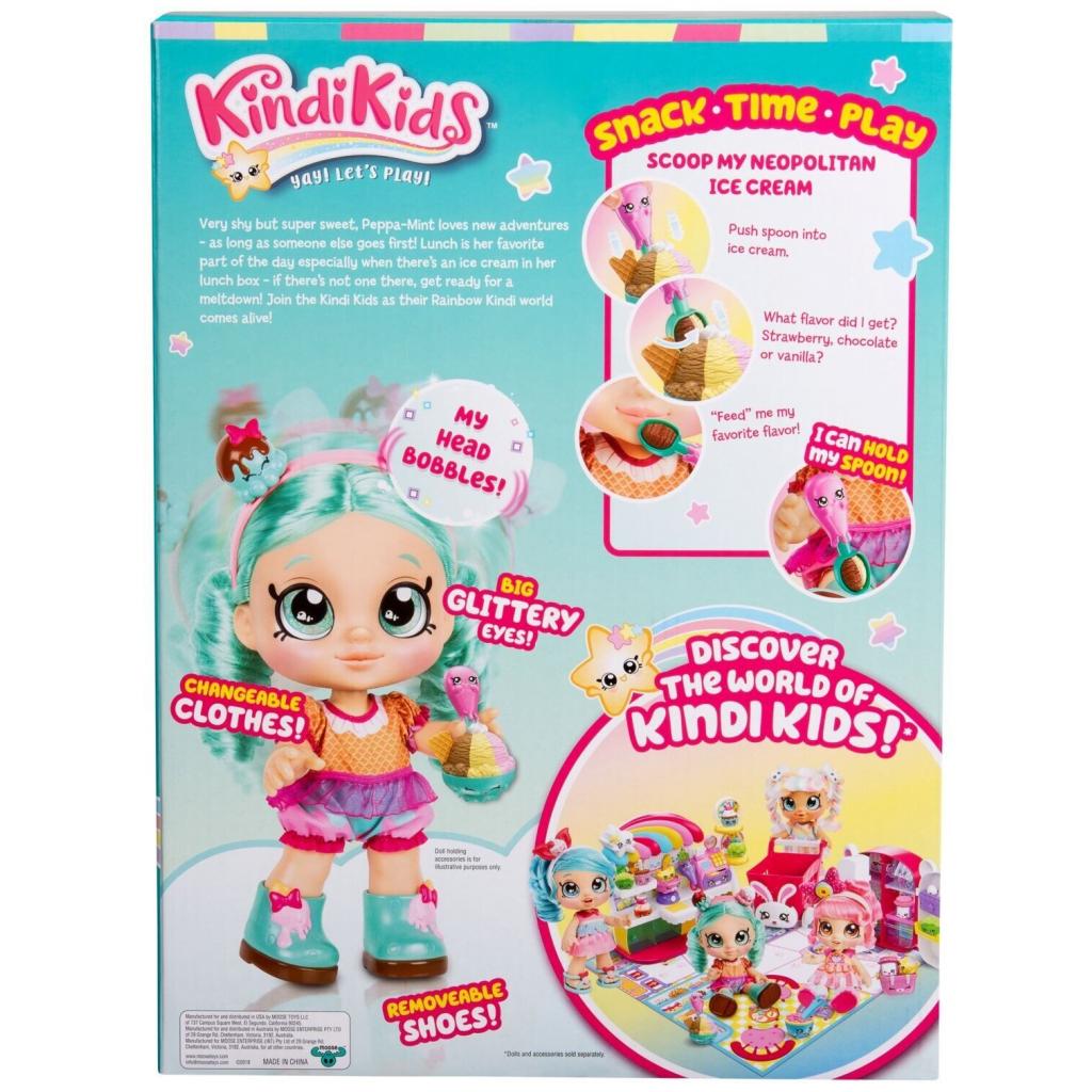 Лялька Kindi Kids Пеппа-мінт SNACK TIME FRIENDS (50007) - зображення 4