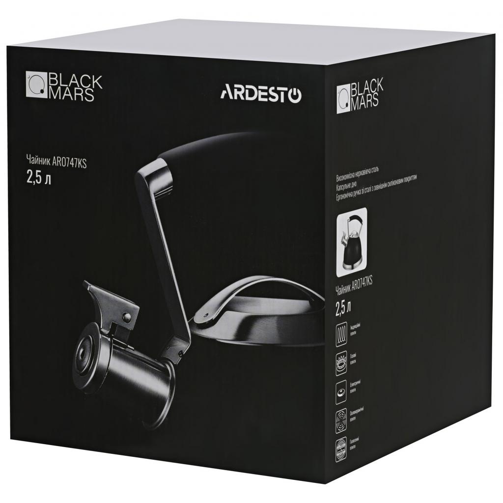 Чайник Ardesto Black Mars 2,5 л (AR0747KS) - зображення 3