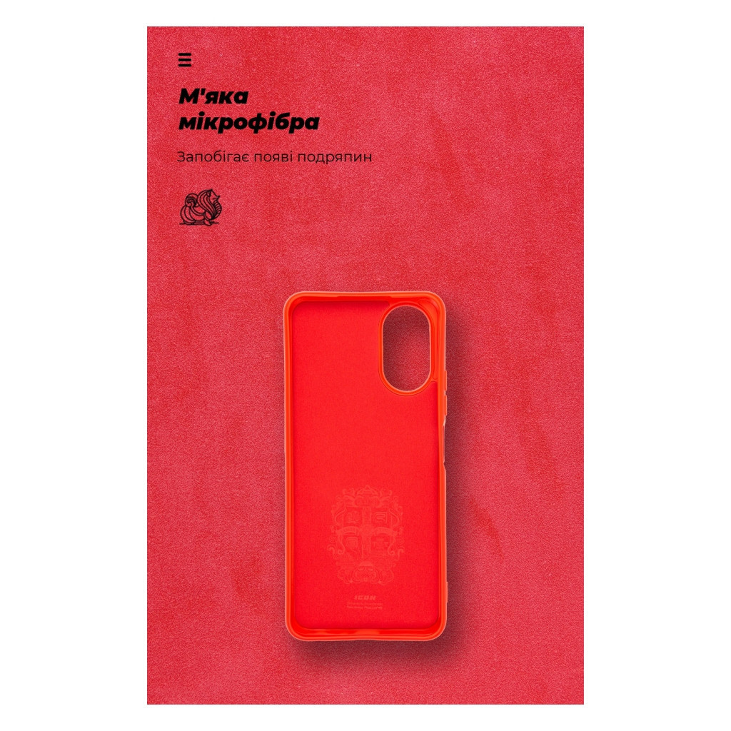 Чохол до мобільного телефона Armorstandart ICON Case OPPO A18 4G / A38 4G Red (ARM71032) - зображення 4
