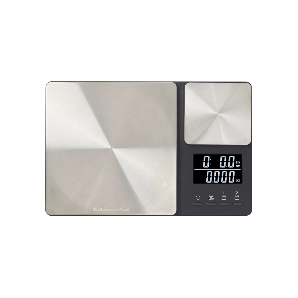 Ваги кухонні KitchenAid Measuring KQ909G, з подвійною платформою - изображение 1