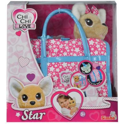 М'яка іграшка Chi Chi Love Чихуахуа Фешн Зірка з сумочкою та підвісом, що світиться (5893115) - зображення 5