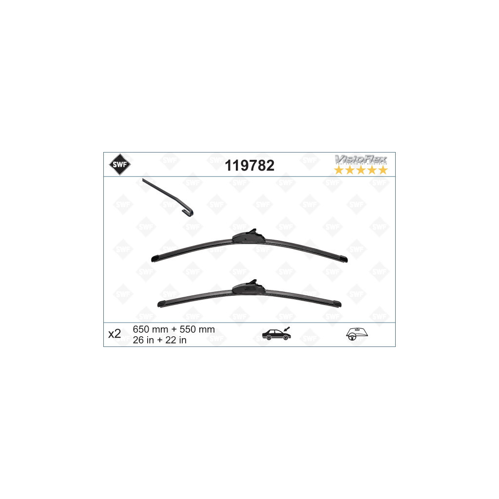 Щітка склоочисника SWF 119782 - зображення 1