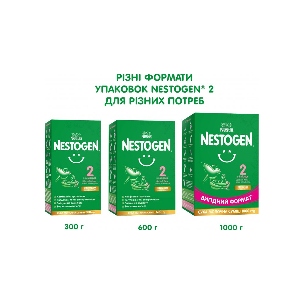 Дитяча суміш Nestogen 2 з лактобактеріями L. Reuteri від 6 міс. 1 кг (7613287110046) - изображение 5