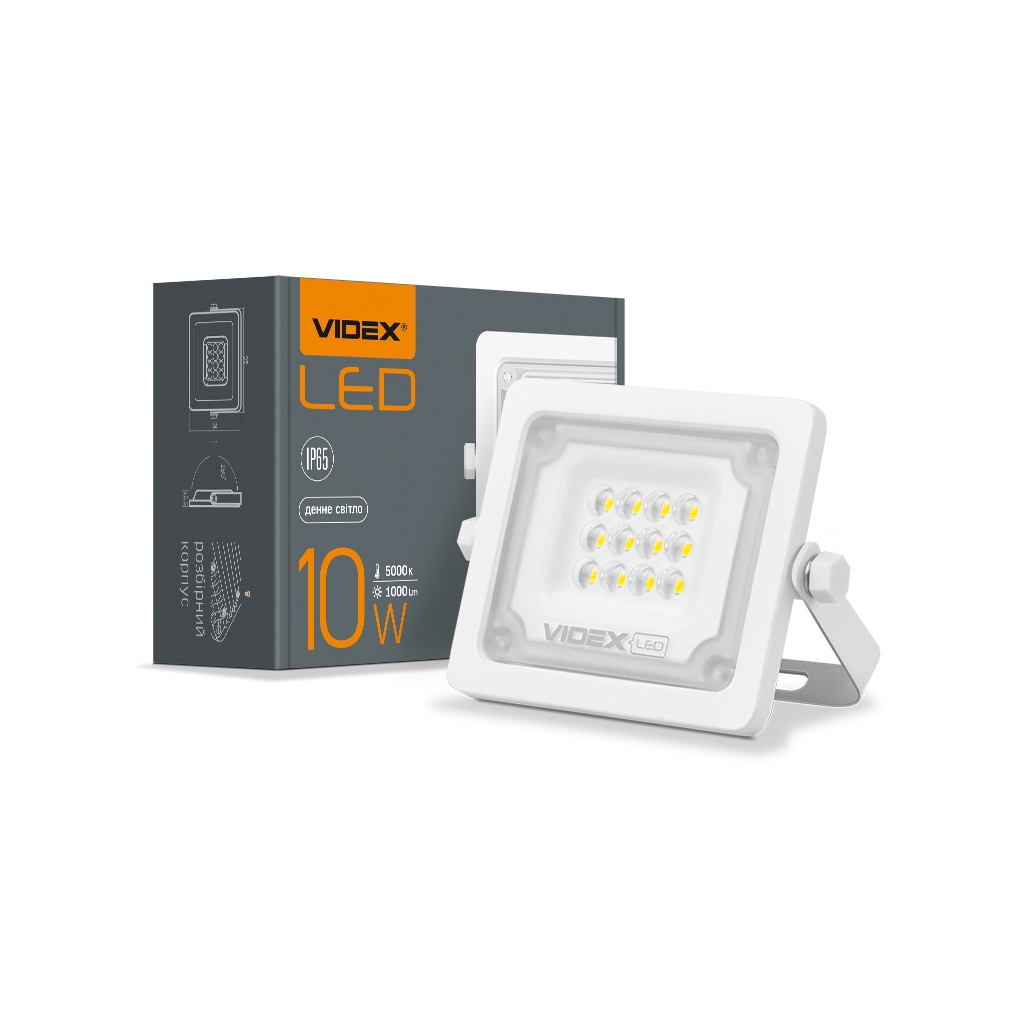 Прожектор Videx LED  10W 5000K 220V (VL-F2e-105W) - зображення 3