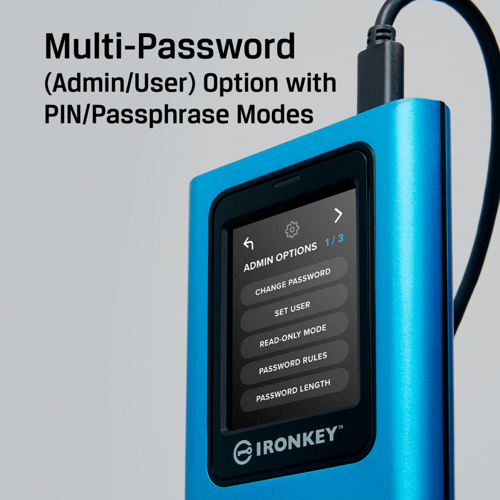 Накопичувач SSD USB Type-C 3.84TB Kingston (IKVP80ES/3840G) - изображение 7