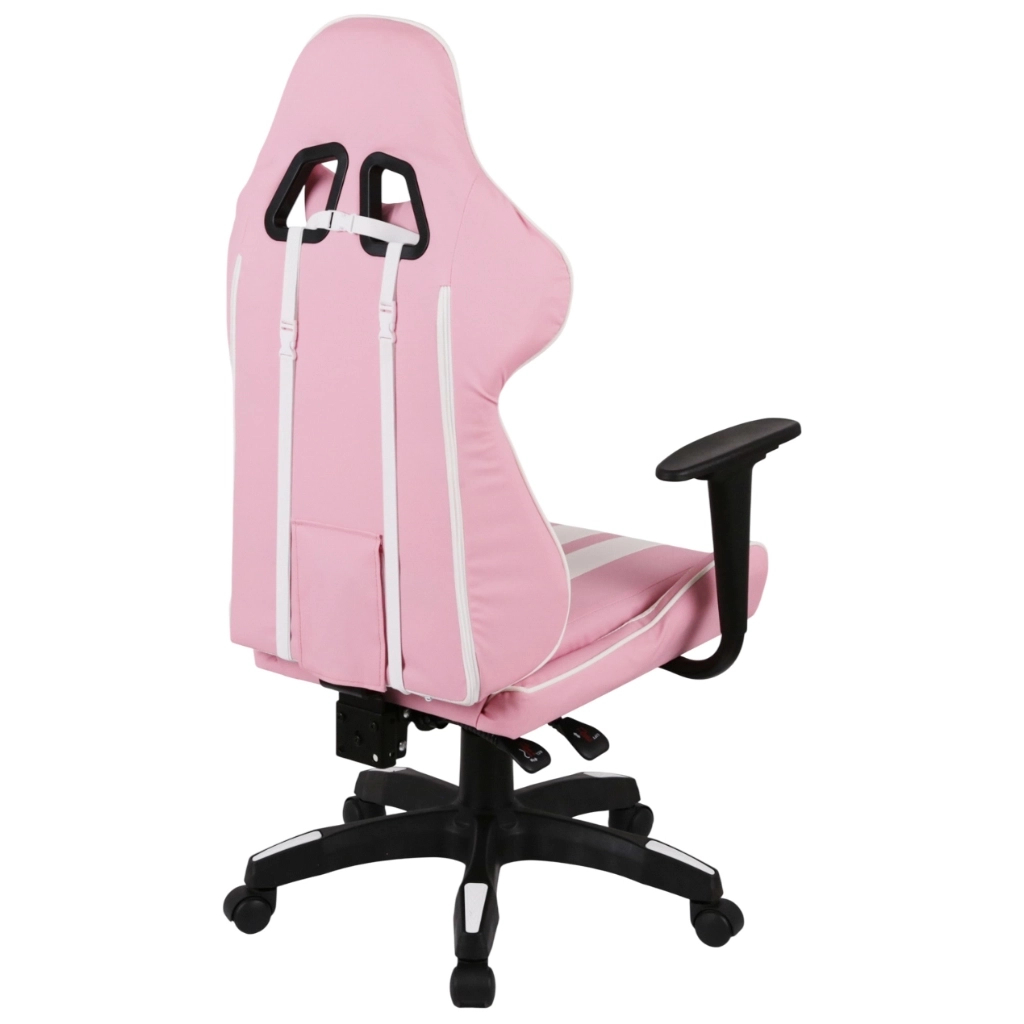 Крісло ігрове Аклас Стрік Light ANF Рожевий (PU-рожевий/білий) (00160345) - зображення 4