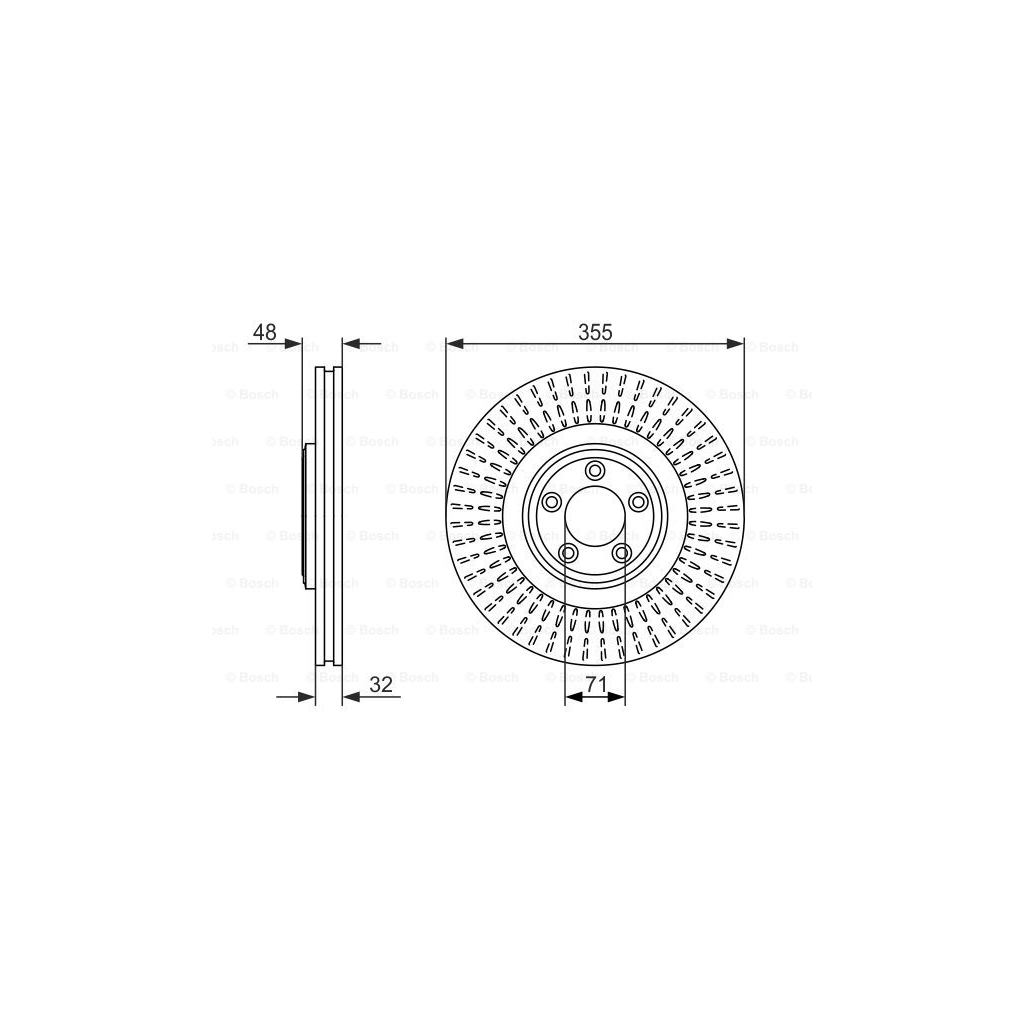 Гальмівний диск Bosch 0 986 479 754 - изображение 5