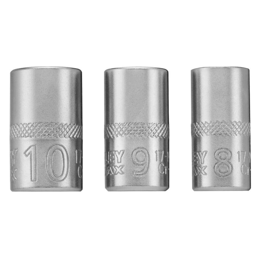 Набір торцевих головок Stanley торцевих 1/4" Maxi Drive, із шестигранним профілем, 3 шт: 8, 9, 10 мм. (FMMT17091-0) - зображення 7