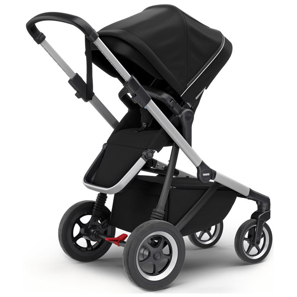 Коляска Thule 2 в 1 Sleek + Bassinet Midnight Black (TH11000007) - зображення 3