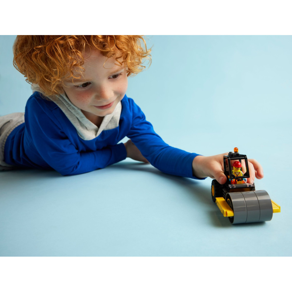 Конструктор LEGO City Будівельний паровий каток 78 деталей (60401) - зображення 7