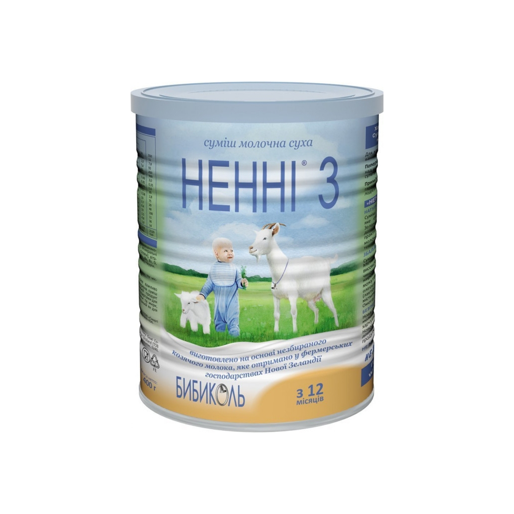 Дитяча суміш Ненні 3 молочна +12 міс. 400 г (9421025230745) - зображення 1