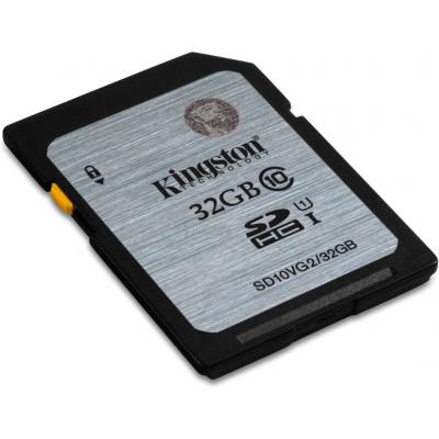 Карта пам'яті Kingston 32GGB SDHC Class10 UHS-I (SD10VG2/32GB) - зображення 2