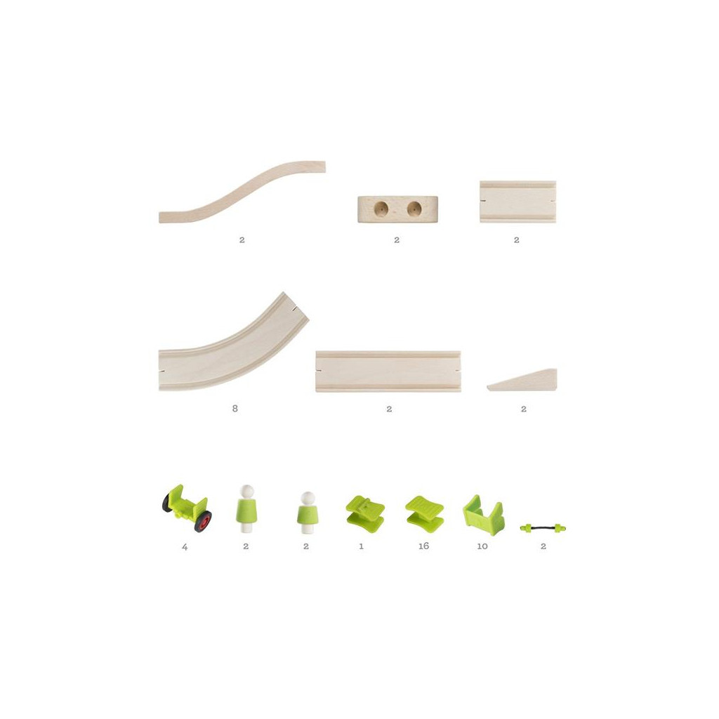 Залізниця Guidecraft Block Science Дорога, 55 деталей (G2100R) - зображення 4