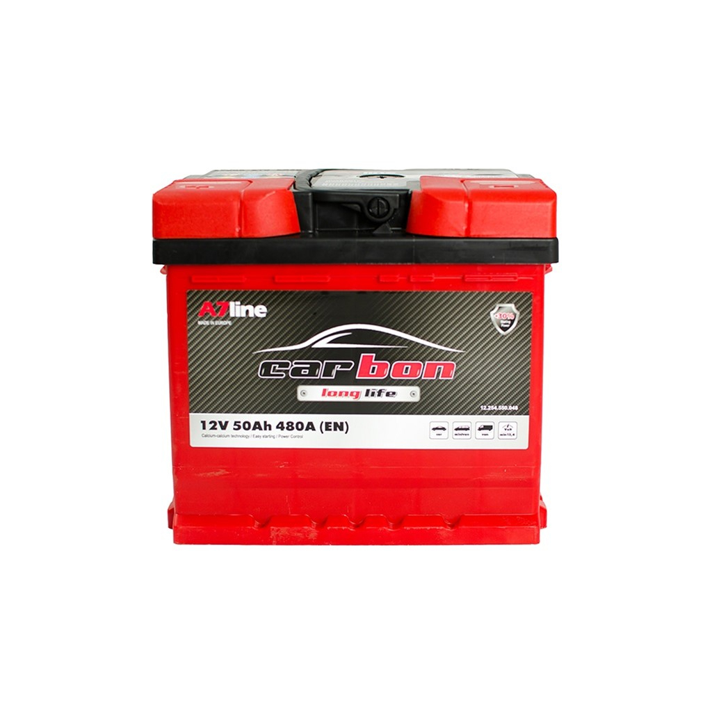Акумулятор автомобільний CARBON 50 Ah/12V (CRB50-01) - зображення 1