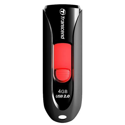 USB флеш накопичувач Transcend 4GB JetFlash 590 Black USB 2.0 (TS4GJF590K) - зображення 1
