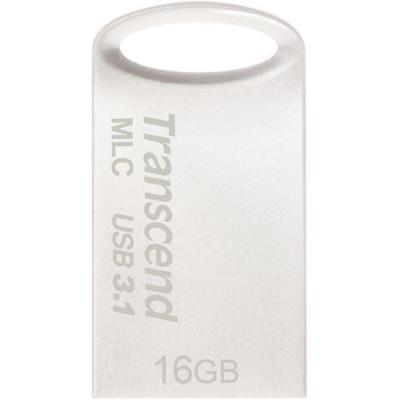USB флеш накопичувач Transcend 16GB JetFlash 720 Silver Plating USB 3.1 (TS16GJF720S) - зображення 1