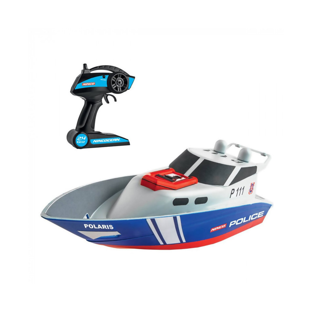 Радіокерована іграшка Ninco Поліцейський катер (6334077) - зображення 1