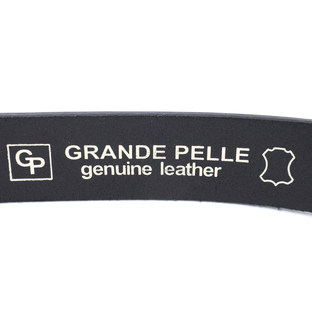 Ремінь Grande Pelle Брючний з натуральної шкіри Чорний (11674) - зображення 5